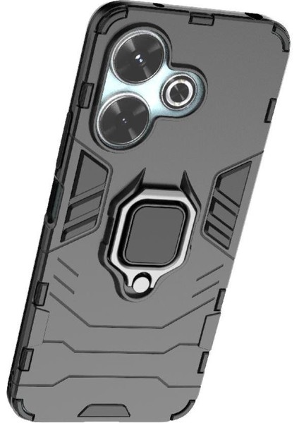 Oppo A60 4g 360&DEG; Döner Halka Için Kılıf Kickstand Darbeye Kapak Askeri (Yurt Dışından) modelleri