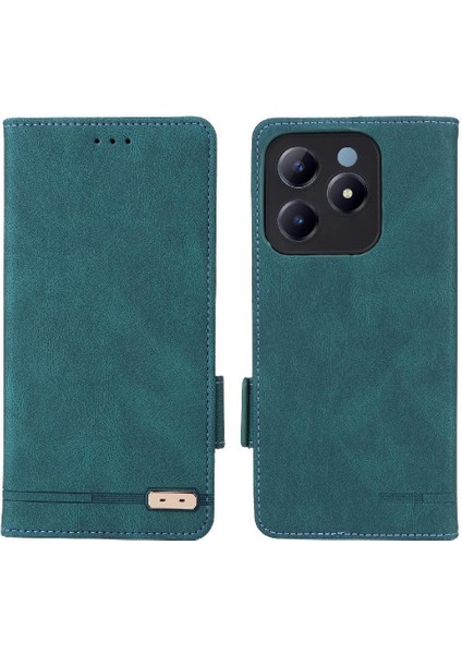 Realme C61 Manyetik Cüzdan Kart Tutucu Kapak Kickstand Için Flip Case (Yurt Dışından) fiyatları