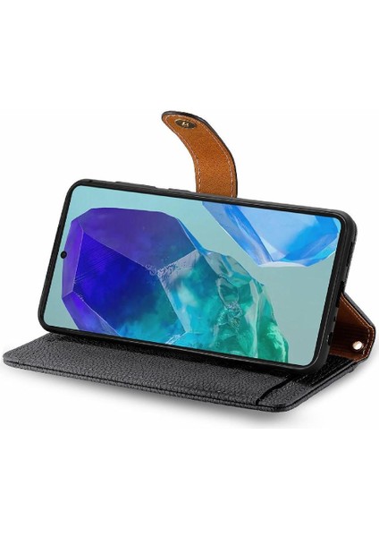 Samsung Galaxy M55 Fermuar Aşk Deri Kılıf Cüzdan Için Flip Case (Yurt Dışından) fırsatları