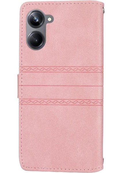 Realme 10 Pro Kickstand Darbeye Koruyucu Cüzdan Kılıf Için Flip Case (Yurt Dışından)