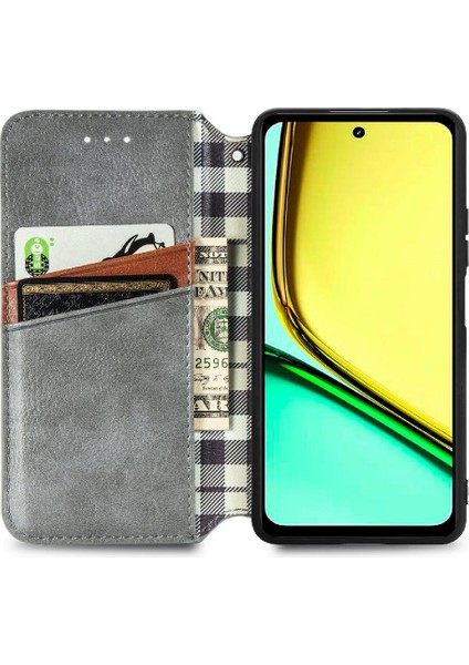 Realme C67 4g Için Kılıf Moda Tasarım Kapak Çevirin Deri Kılıf Zarif (Yurt Dışından) fırsatları