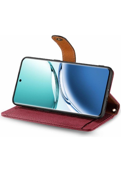 Bdt Shop Oppo A3 Pro Için Flip Case Darbeye Cüzdan Deri Kılıf Fermuar Aşk (Yurt Dışından)