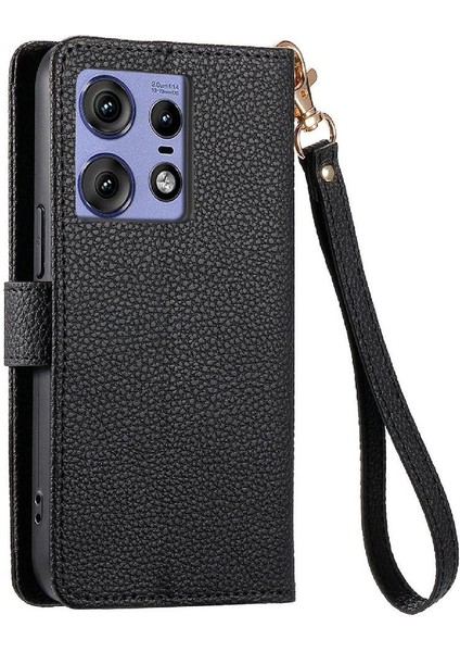 Motorola Kenar 50 Pro Aşk Deri Kılıf Cüzdan Fermuar Için Flip Case (Yurt Dışından) fırsatları