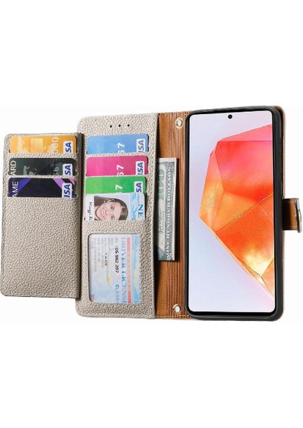 Samsung Galaxy C55 5g Için Flip Case Cüzdan Aşk Deri Kılıf Fermuar (Yurt Dışından)