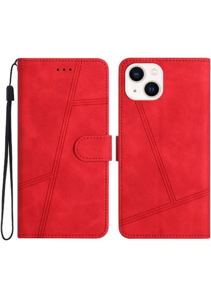 IPhone 14 Için Flip Case Bilek Kayışı Cüzdan Pu Deri Tam Koruma Flip (Yurt Dışından) indirimleri