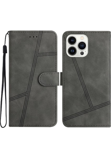 IPhone 15 Için Flip Case Pro Max Flip Folio Cüzdan Pu Deri Kart Yuvaları (Yurt Dışından)