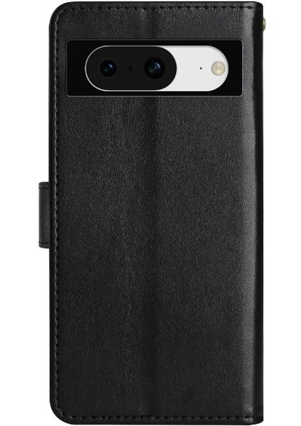 Google Piksel 8 Kickstand Bilek Kayışı Kart Tutucu Manyetik Pu Için Filp Durumda (Yurt Dışından)