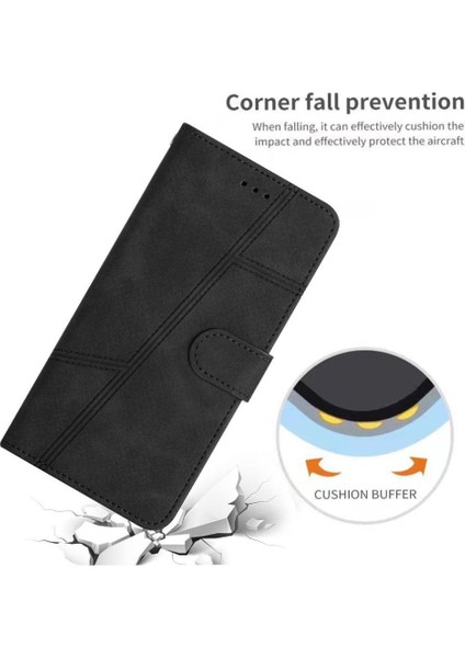 IPhone 11 Için Flip Case Pro Cüzdan Pu Deri Flip Folio Bilek Kayışı Tam (Yurt Dışından)