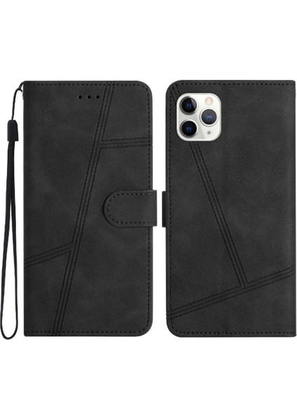 IPhone 11 Için Flip Case Pro Max Flip Folio Cüzdan Pu Deri Tam Bilek (Yurt Dışından)