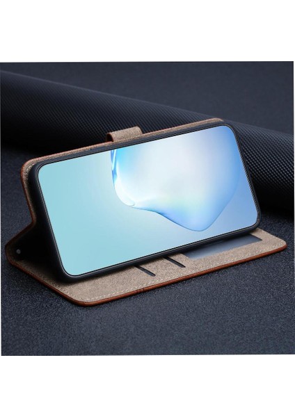 IPhone 13 Için Flip Case Pro Kart Yuvaları Tutucu Manyetik Kapak Folio Tam Pu (Yurt Dışından)