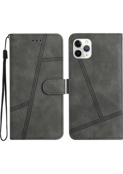 IPhone 11 Için Flip Case Pro Max Flip Folio Cüzdan Pu Deri Tam Bilek (Yurt Dışından)