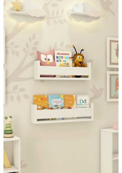 2'li Montessori Kitap Rafı
