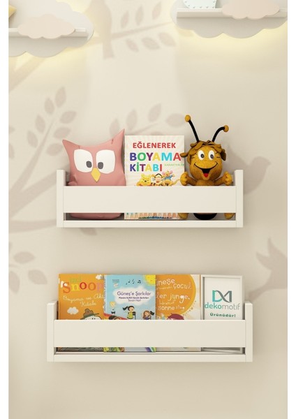 2'li Montessori Kitap Rafı