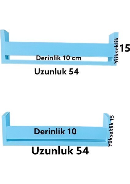 2'li Montessori Kitap Rafı