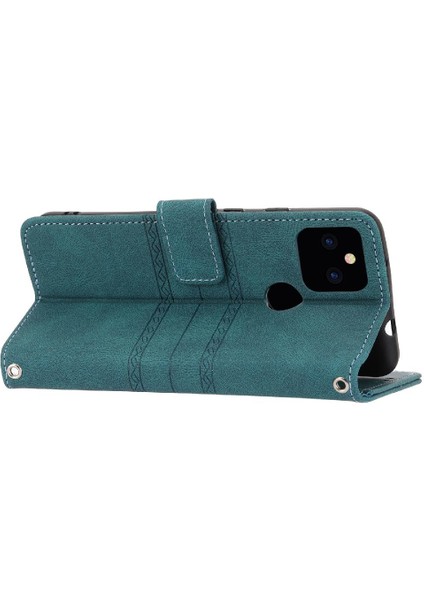 Google Piksel 5 Xl Için Flip Case Manyetik Kapatma Darbeye Koruyucu Pu (Yurt Dışından)