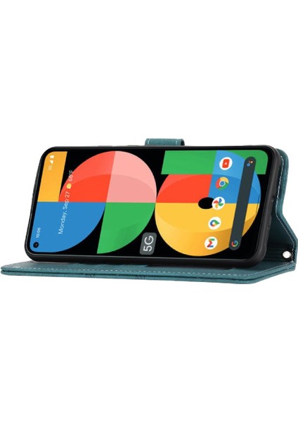 Google Piksel 5 Xl Için Flip Case Manyetik Kapatma Darbeye Koruyucu Pu (Yurt Dışından)