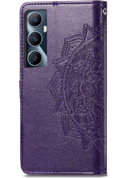Realme C65 Için Flip Case Zarif Desen Basit Iş Kapak Kılıfı (Yurt Dışından) modelleri