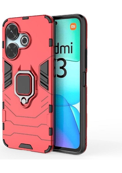 Xiaomi Redmi Için Kılıf 13 4g Askeri Damla Koruma 360&DEG; Dönen Halka (Yurt Dışından) modelleri