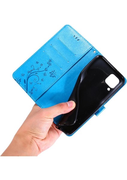 Huawei P40 Lite Bilek Kayışı Için Filp Durumda Kart Tutucu Manyetik Kapatma Pu (Yurt Dışından) indirimleri
