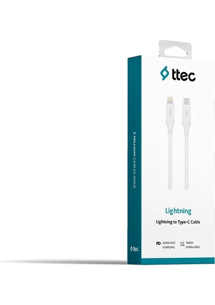 TTEC 2DK40  TYPE-C - LİGHTNİNG HIZLI ŞARJ KABLOSU