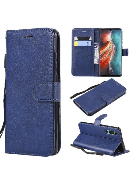 Huawei P30 Yüksek Kaliteli Deri Iş Cüzdan Telefon Kılıfı Için Flip Case (Yurt Dışından)
