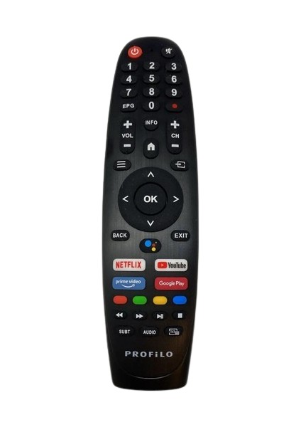 Android Smart LED Tv Televizyon Kumandası - Ses Komut Yoktur Profilo 50PA315EG 65PA525EG