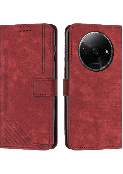 Xiaomi Redmi A3 Için Kılıf Tam Koruma Darbeye Kapak Kapak Yan Kart (Yurt Dışından)