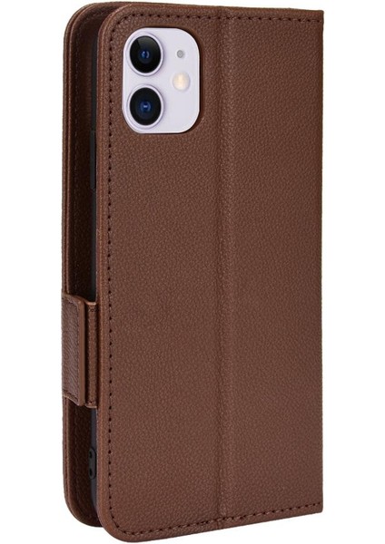 Iphone 12 Için Kılıf Mini Manyetik Cüzdan Kart Yuvaları Tutucu Yan Toka Pu (Yurt Dışından)
