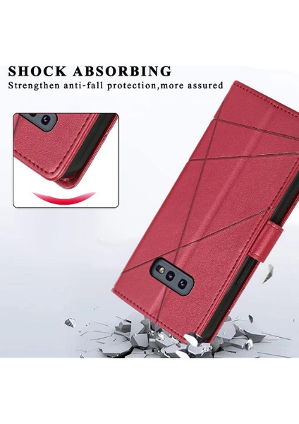 YH Mall Samsung Galaxy S10E Kickstand Darbeye Üç Kart Yuvaları Için Flip Case (Yurt Dışından)