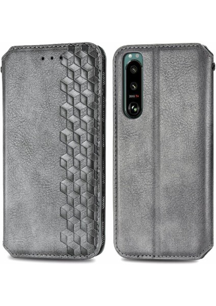 Sony Xperia 5 Iıı Flip Kapak Için Kılıf Moda Tasarımı Zarif Iş (Yurt Dışından)