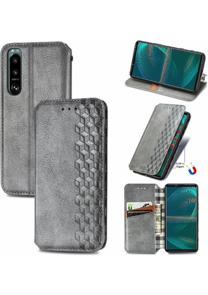 Sony Xperia 5 Iıı Flip Kapak Için Kılıf Moda Tasarımı Zarif Iş (Yurt Dışından) fiyatları