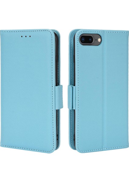 Iphone 6 Için Kılıf Artı/6s Artı Kart Yuvaları Tutucu Yan Toka Cüzdan Pu (Yurt Dışından)