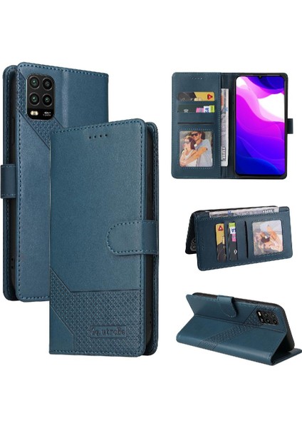 Xiaomi 10 Lite Için Flip Case Üç Kart Yuvaları Kickstand Darbeye 4 (Yurt Dışından)