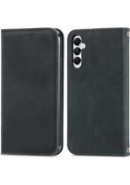 Samsung Galaxy A05S 4g Için Flip Case Darbeye Deri Kılıf Basit Flip (Yurt Dışından)