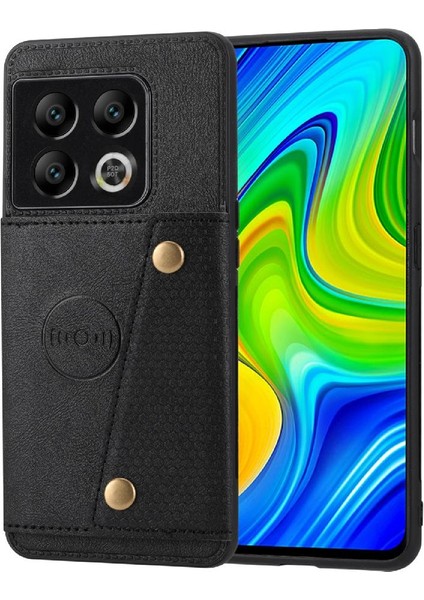 Oneplus 10 Için Cüzdan Kılıf Pro Kart Tutucu Kickstand Darbeye Koruyucu (Yurt Dışından)