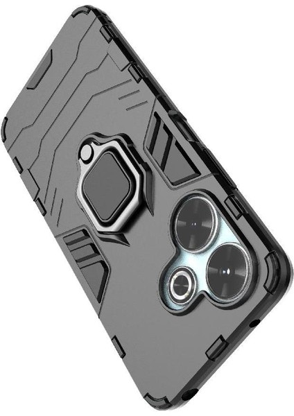 Oppo A60 4g 360&DEG; Döner Halka Için Kılıf Kickstand Darbeye Kapak Askeri (Yurt Dışından) modelleri