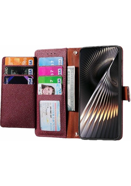 Xiaomi Poco F6 Cüzdan Fermuar Aşk Için Flip Case Darbeye Deri Kılıf (Yurt Dışından) fırsatları