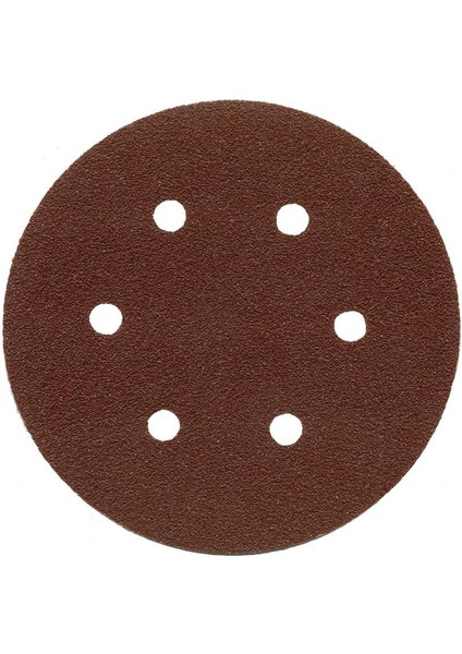 N33681 320 Kum Alüminyum Oksit Cırtlı Disk Zımpara 150MM - 6 Delikli