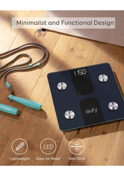 eufy Akıllı Bluetooth Tartı Dijital Baskül