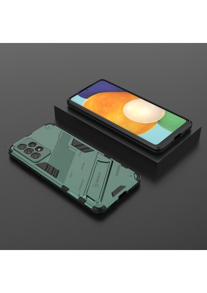 Samsung Galaxy A73 5g Koruyucu Kapak Için Kickstand Sağlam Askeri (Yurt Dışından) modelleri