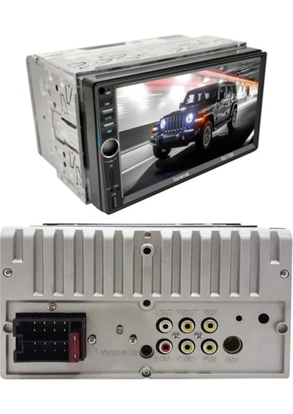 Double 7" 4X55W Mirrorlink Bt/usb/sd/aux/fm Dynamat RS-720 Oto Teyp