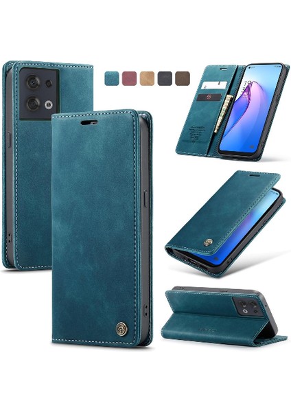Oppo Oppo 8 5g Manyetik Kapatma Için Flip Case Darbeye Çevir Folio Kitap (Yurt Dışından) modelleri