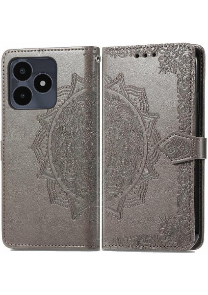 Realme Not 50 Için Flip Case Deri Kılıf Kapak Basit Iş (Yurt Dışından)