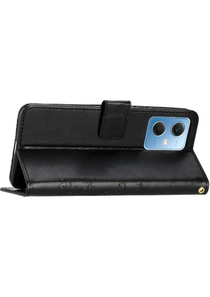 Xiaomi Poco X5 Kickstand Manyetik Kapatma Pu Deri Kart Için Filp Durumda (Yurt Dışından)