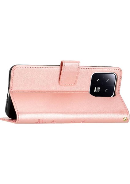 Xiaomi Redmi Not 13 4g Pu Deri Kickstand Manyetik Kart Için Filp Durumda (Yurt Dışından)