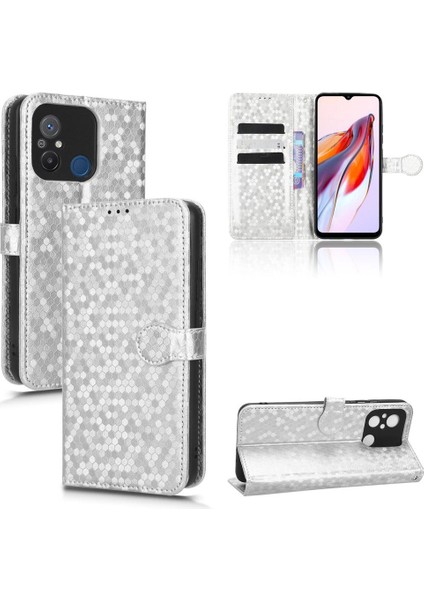 Xiaomi Redmi Için 11A 4g Geometrik Desen Manyetik Toka Deri (Yurt Dışından) fiyatları