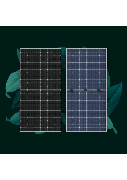 Bifacial 550W Watt Güneş Paneli Monokristal 144 Hücre Solar Panel