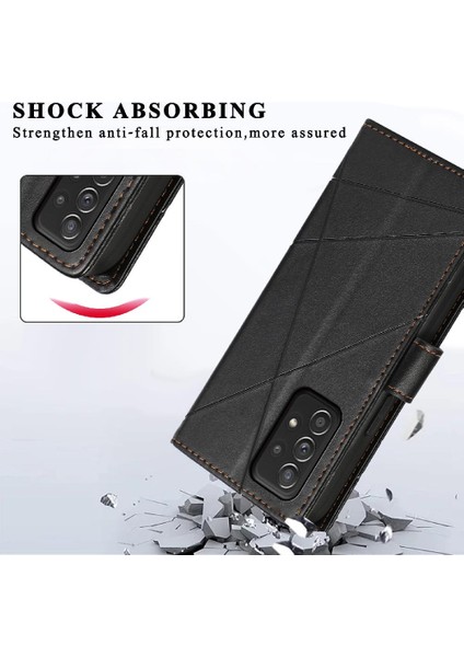 Samsung Galaxy A52 5g Üç Kart Yuvaları Darbeye Kickstand Için Flip Case (Yurt Dışından)