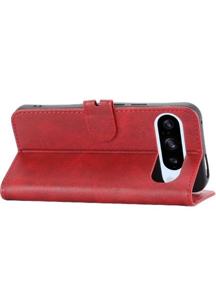 Google Piksel 9 Kart Tutucu Kickstand Için Cüzdan Durumda Tüm Yuvarlak Kabartmalı (Yurt Dışından)