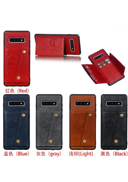 Cüzdan Kılıf Samsung Galaxy S10 Artı Kickstand Kart Tutucu Darbeye (Yurt Dışından)
